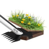 Maxbell Gardening Garden Hoe Weeding Rake with Handle for Lawn Farm Work Agriculture