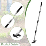 Maxbell Gardening Garden Hoe Weeding Rake with Handle for Lawn Farm Work Agriculture