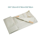 Maxbell Swimming Pool Reel Protective Cover with Drawstring Tarp Solar Blanket Cover 550cmx126cm