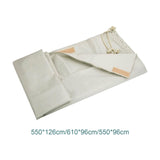 Maxbell Swimming Pool Reel Protective Cover with Drawstring Tarp Solar Blanket Cover 550cmx126cm