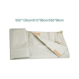 Maxbell Swimming Pool Reel Protective Cover with Drawstring Tarp Solar Blanket Cover 550cmx126cm