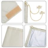 Maxbell Swimming Pool Reel Protective Cover with Drawstring Tarp Solar Blanket Cover 550cmx96cm