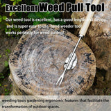 Maxbell Hand Weeder Heavy Duty Weeds Puller Tool for Soil Loosening Digging Backyard