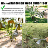 Maxbell Hand Weeder Heavy Duty Weeds Puller Tool for Soil Loosening Digging Backyard