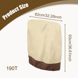 Maxbell Garden Folding Lounge Chair Cover Yard Sun Protection Outdoor recliner Cover Polyester Taffeta