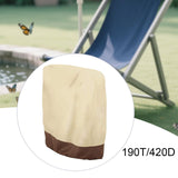 Maxbell Garden Folding Lounge Chair Cover Yard Sun Protection Outdoor recliner Cover Polyester Taffeta