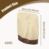 Maxbell Garden Folding Lounge Chair Cover Yard Sun Protection Outdoor recliner Cover 420DO xford Cloth