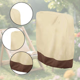 Maxbell Garden Folding Lounge Chair Cover Yard Sun Protection Outdoor recliner Cover 420DO xford Cloth