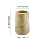 Maxbell Wood Vase Flower Arrangement Holder Ornament Planter for Office Garden Decor Wood