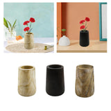 Maxbell Wood Vase Flower Arrangement Holder Ornament Planter for Office Garden Decor Wood