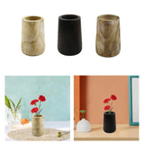 Maxbell Wood Vase Flower Arrangement Holder Ornament Planter for Office Garden Decor Wood