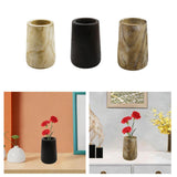 Maxbell Wood Vase Flower Arrangement Holder Ornament Planter for Office Garden Decor Wood