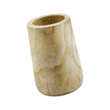 Maxbell Wood Vase Flower Arrangement Holder Ornament Planter for Office Garden Decor Wood