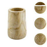 Maxbell Wood Vase Flower Arrangement Holder Ornament Planter for Office Garden Decor Wood
