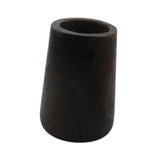 Maxbell Wood Vase Flower Arrangement Holder Ornament Planter for Office Garden Decor Black