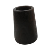 Maxbell Wood Vase Flower Arrangement Holder Ornament Planter for Office Garden Decor Black