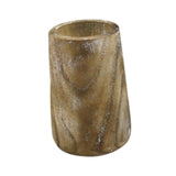 Maxbell Wood Vase Flower Arrangement Holder Ornament Planter for Office Garden Decor Washed White