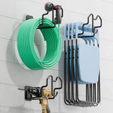 Maxbell Wall Mounted Tool Hook Sturdy Storage Organizer for Outside Garage Warehouse Glossy
