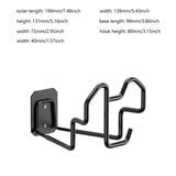 Maxbell Wall Mounted Tool Hook Sturdy Storage Organizer for Outside Garage Warehouse Glossy