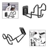 Maxbell Wall Mounted Tool Hook Sturdy Storage Organizer for Outside Garage Warehouse Glossy