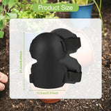 Maxbell Knee Pads for Garden Padding EVA Knee Cushion for Flooring Gardening Roofing Black