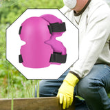 Maxbell Knee Pads for Garden Padding EVA Knee Cushion for Flooring Gardening Roofing Rose Red