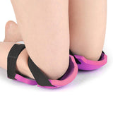 Maxbell Knee Pads for Garden Padding EVA Knee Cushion for Flooring Gardening Roofing Rose Red