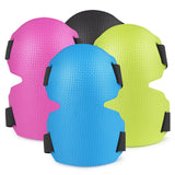 Maxbell Knee Pads for Garden Padding EVA Knee Cushion for Flooring Gardening Roofing Rose Red