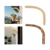 Maxbell Plant Hanger Farmhouse Outside Wooden for Light Planter Pot Patio Decoration Light Wood