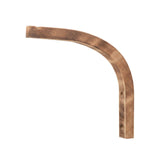 Maxbell Plant Hanger Farmhouse Outside Wooden for Light Planter Pot Patio Decoration Dark Wood