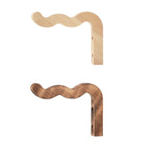 Maxbell Plant Hanger Outside Bracket for Bird Feeder Planter Pot Gardening Accessory Light Wood