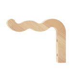 Maxbell Plant Hanger Outside Bracket for Bird Feeder Planter Pot Gardening Accessory Light Wood