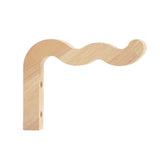 Maxbell Plant Hanger Outside Bracket for Bird Feeder Planter Pot Gardening Accessory Light Wood