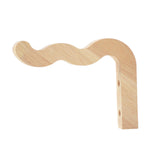 Maxbell Plant Hanger Outside Bracket for Bird Feeder Planter Pot Gardening Accessory Light Wood