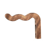 Maxbell Plant Hanger Outside Bracket for Bird Feeder Planter Pot Gardening Accessory Dark Wood