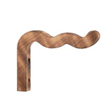 Maxbell Plant Hanger Outside Bracket for Bird Feeder Planter Pot Gardening Accessory Dark Wood