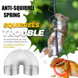Maxbell Squirrels Baffle Accessory Anti Squirrel Spring Device for Outdoor Hook Yard