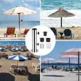 Maxbell Patio Umbrella Base Replacement Umbrella Tube Mount for Yard Outdoor Balcony 3 hole base