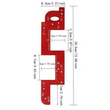 Maxbell Invisible Embedded Handle Slotting Template Door Kitchen Enthusiasts Groover
