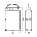 Maxbell Lithium Battery Box DIY Storage Box for Electric Bike Garden Tool Sprayer Green
