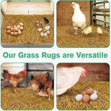 Maxbell 6Pcs Chicken Nest Mats Nesting Box Liners for Egg Laying Garden Poultry Coop