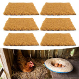 Maxbell 6Pcs Chicken Nest Mats Nesting Box Liners for Egg Laying Garden Poultry Coop