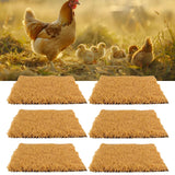 Maxbell 6Pcs Chicken Nest Mats Nesting Box Liners for Egg Laying Garden Poultry Coop
