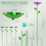 Maxbell Iron Bird Feeder Easy to Install Gifts Yard Decoration for Farm Outside Yard Type B