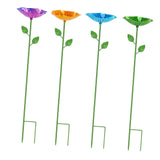 Maxbell Iron Bird Feeder Easy to Install Gifts Yard Decoration for Farm Outside Yard Type B
