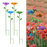Maxbell Iron Bird Feeder Easy to Install Gifts Yard Decoration for Farm Outside Yard Type B