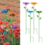 Maxbell Iron Bird Feeder Easy to Install Gifts Yard Decoration for Farm Outside Yard Type B