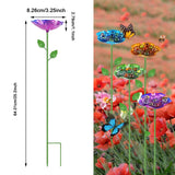 Maxbell Iron Bird Feeder Easy to Install Gifts Yard Decoration for Farm Outside Yard Type B