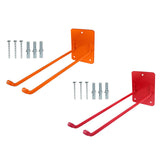 Maxbell Garage Storage Hook Easy Installation Tool Organizer for Garage Spade Chairs Orange
