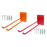 Maxbell Garage Storage Hook Easy Installation Tool Organizer for Garage Spade Chairs Orange